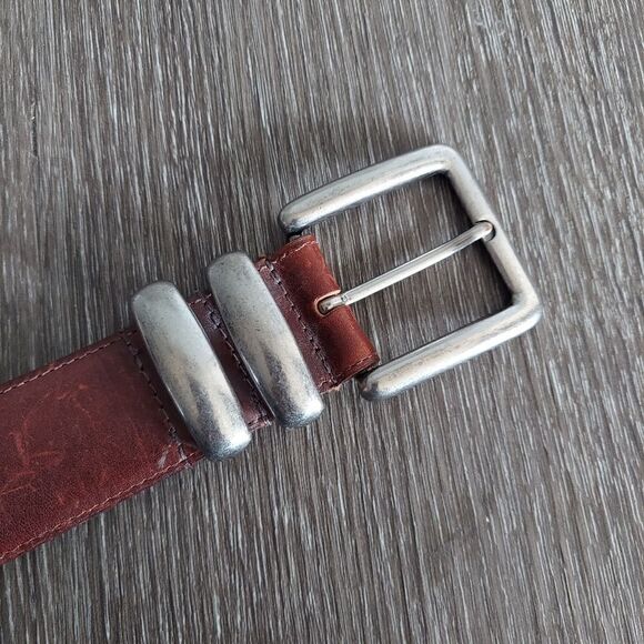 Genuine Leather Belt 35" Long - Picture 2 of 6